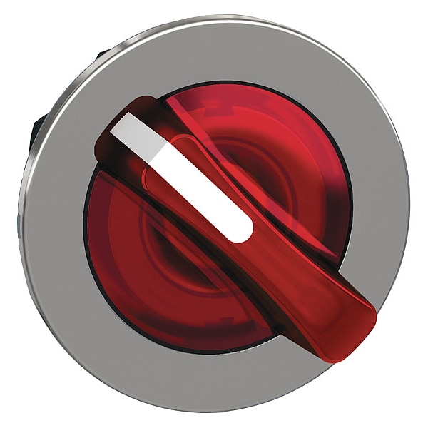 Schneider Electric ShortHandSelectSwtch, Iluminado, Rojo, 2 Posiciones, 30mm - ZB4FK1243