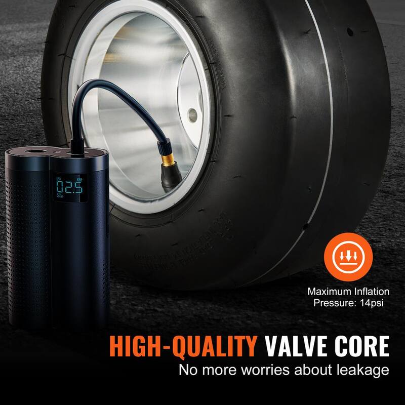 VEVOR Go Kart Tires and Rims 10x4.5-5in. Go Kart Wheels 2-Pack Front Wheels, Aluminum Alloy Rims and Rubber Tires Hub-Rim - KDCLZX10X4559D4HKV0-0812