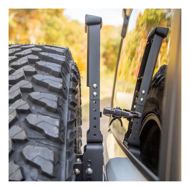 Aries Jeep Wrangler JL Heavy-Duty Spare Tire Carrier - 2563001
