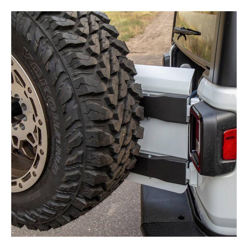 Aries Jeep Wrangler JL Heavy-Duty Spare Tire Carrier - 2563001
