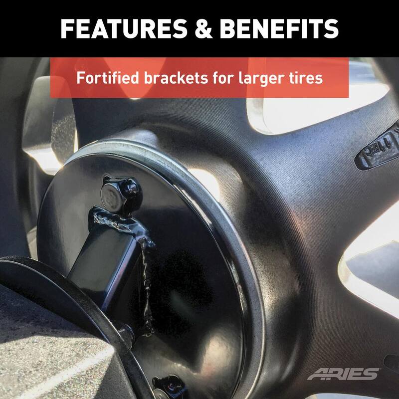 Aries Jeep Tire Relocation Carrier - 25630AB