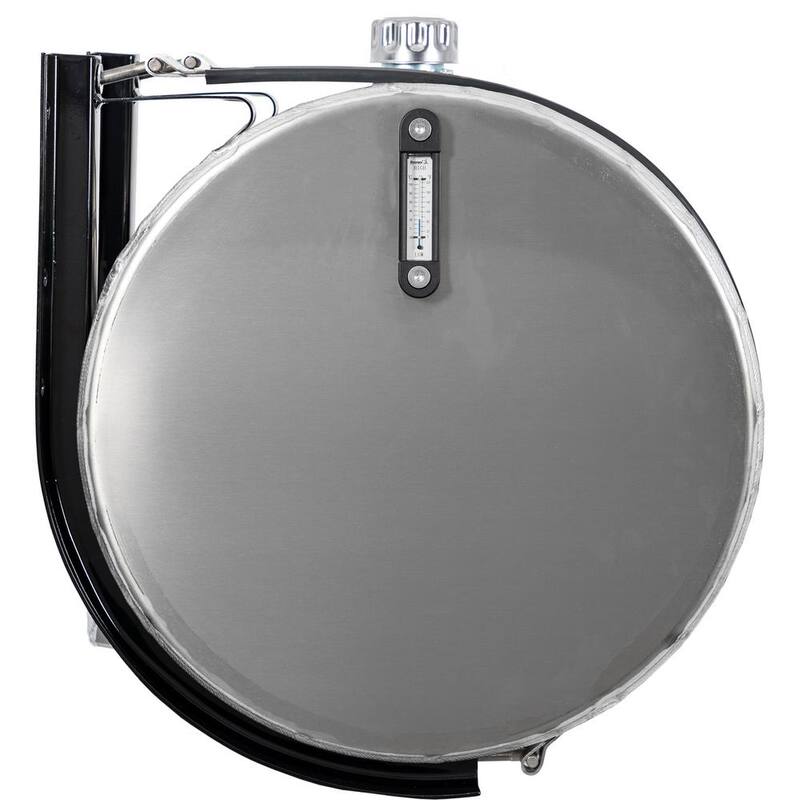 Buyers Products 25 gal. Side Mount Aluminum Reservoir with Rear Ports - SMC25AR