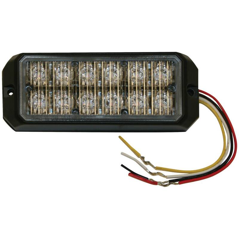 Buyers Products Company 5 in. LED Emergency Safety Truck Warning Flash Strobe Light Bar - 8891700