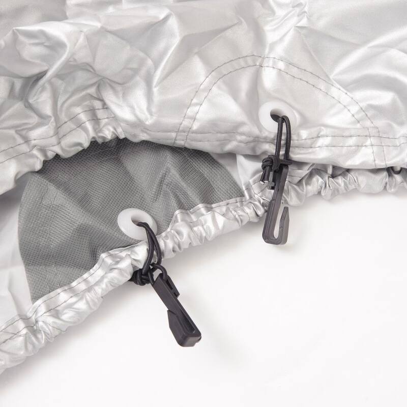 Budge Waterproof 114 in. x 44 in. x 44 in. Size MC-2 Outdoor Motorcycle Cover - MC-8
