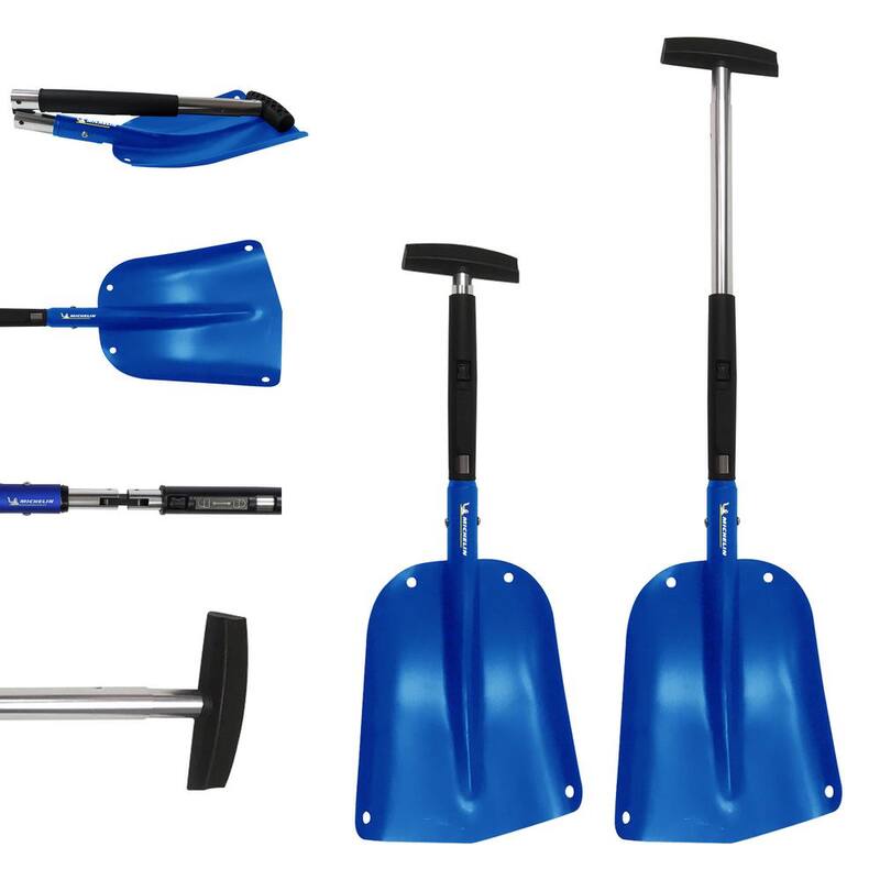 Michelin Ultra Compact 40 in. Folding Utility Snow Shovel for Car Emergency, Telescoping Handle - 19188-2