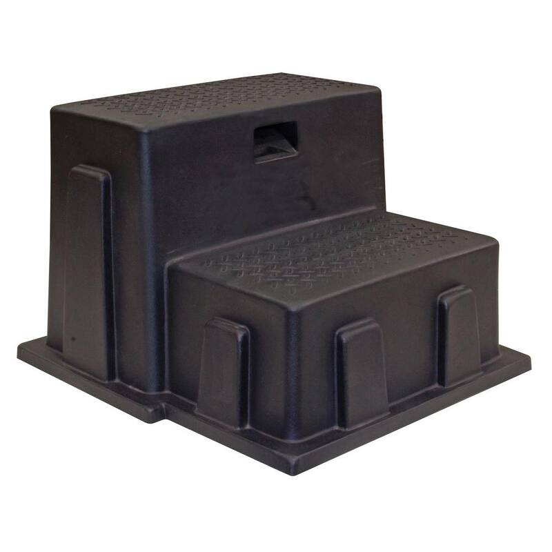 Buyers Products Company Black Polymer Utility Step - 24x21x16 in - 3013658