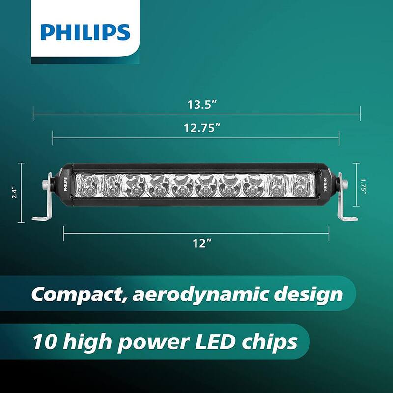 Philips Ultinon Drive LED Light Bar - 10 in. Single Row - UD5011LX1