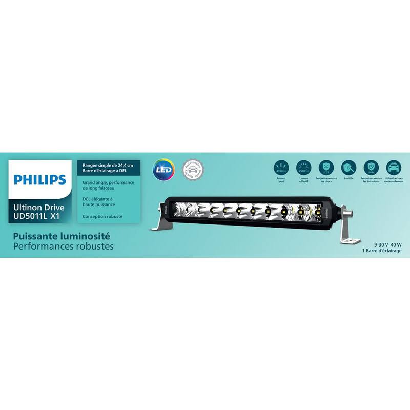 Philips Ultinon Drive LED Light Bar - 10 in. Single Row - UD5011LX1