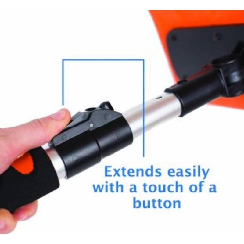 BirdRock Home Snow Moover 55 in. Extendable Foam Car Snow Brush and Ice Scraper with Soft Grip - 7015E