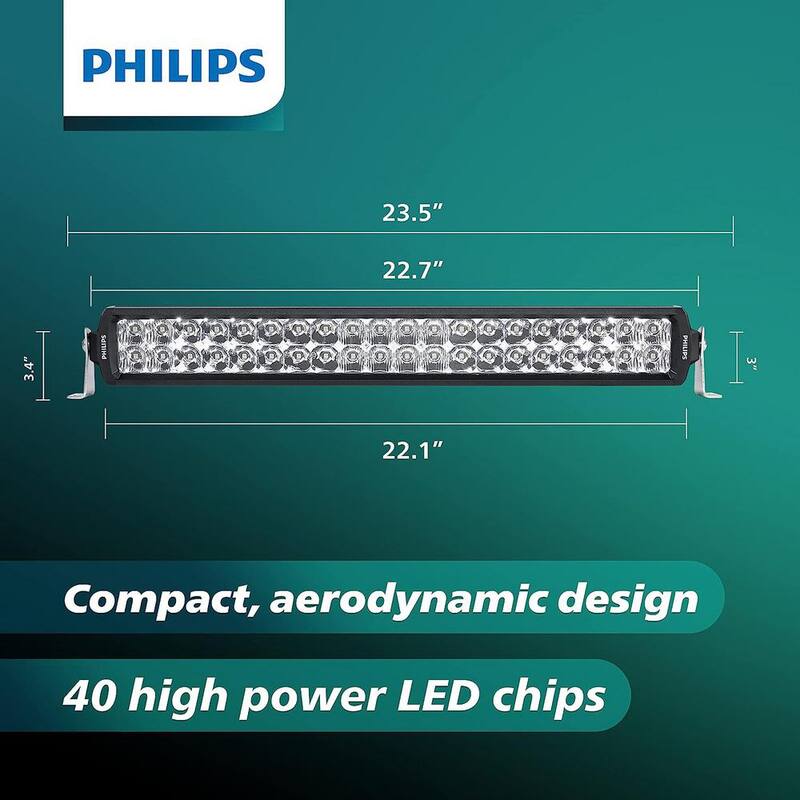 Philips Ultinon Drive LED Light Bar - 20 in. Double Row - UD5013LX1