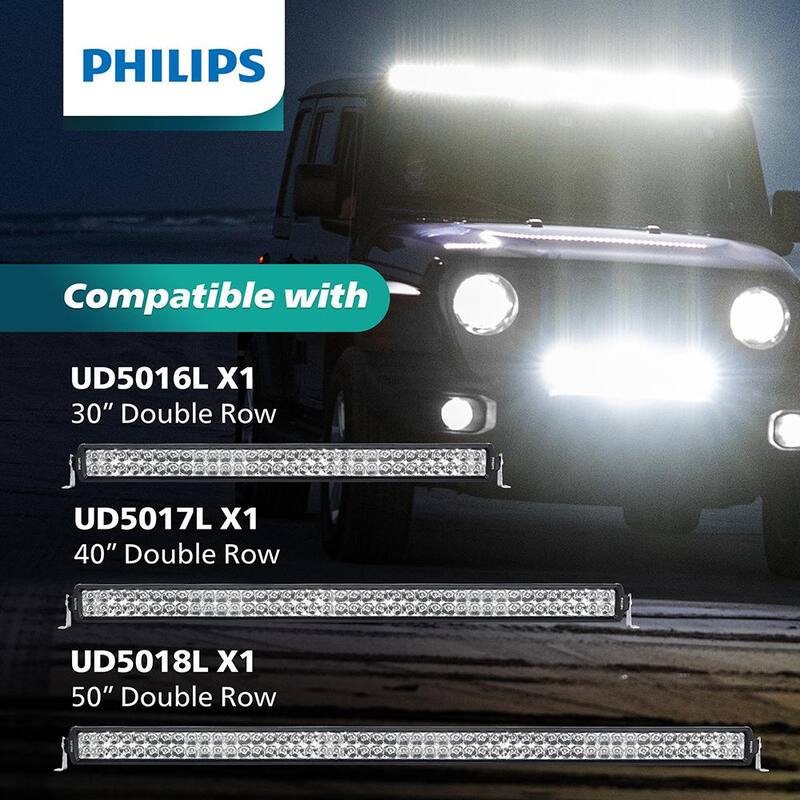 Philips Ultinon Drive LED Light Bar Single Lamp Wiring Kit - UD1005WX1