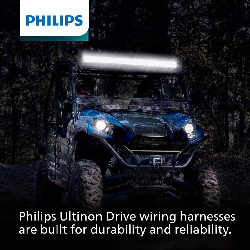 Philips Ultinon Drive LED Light Bar Single Lamp Wiring Kit - UD1005WX1