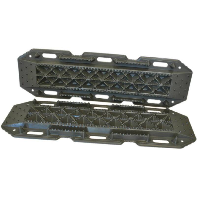 MAXSA Escaper Buddy Traction Mats Olive Drab (Set of 2) - 20333-OD