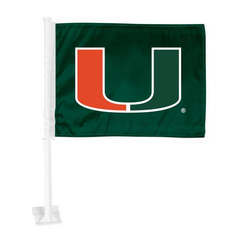 FANMATS University of Miami Car Flag - 26118