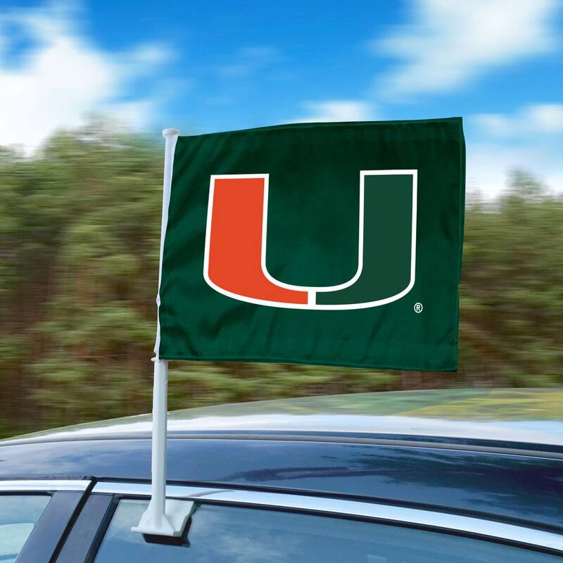 FANMATS University of Miami Car Flag - 26118