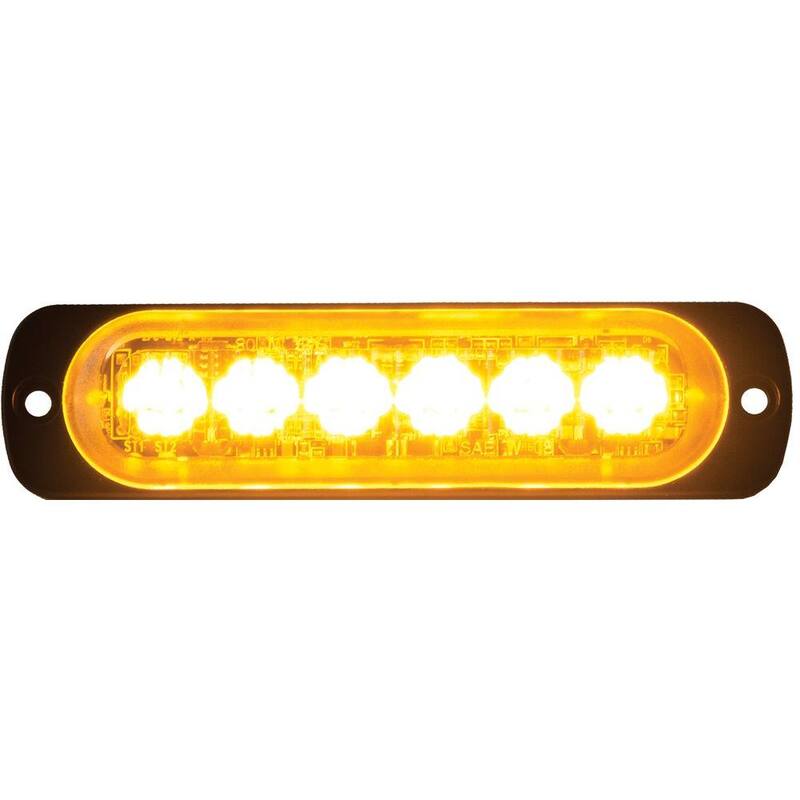 Buyers Products Company 4.5 in. LED Emergency Warning Flash Work Truck Strobe Light - 8891900