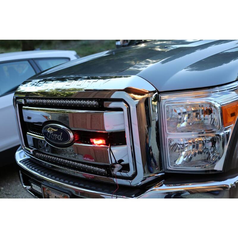 ECCO 1.2 in. x 5.2 in. Amber Strobe Light 6 LEDS 3-1 Functionality - ED3777A