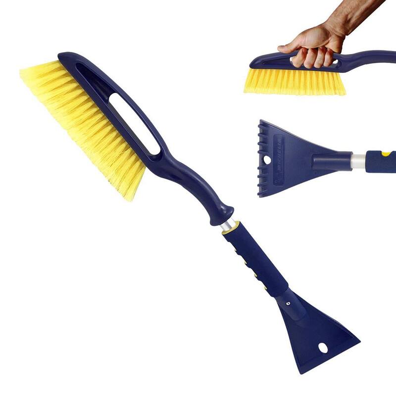 Michelin Heavy Duty 25 in. Snow Brush with Ice Scraper, Ergonomic Dual Handle Design - 2 Pack - 19151-6