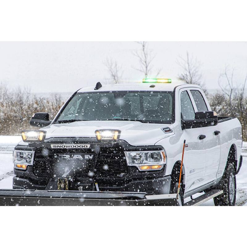 Buyers Products Company 11 in. Emergency Work Truck Multi-Mount Light Bar Amber/Green - 8891049