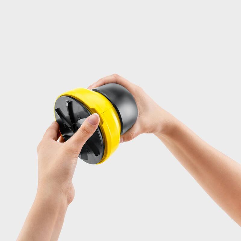 Karcher EDI 4 Cordless Electric Handheld Ice Scraper - Rotating Disc Windshield Scraper for Ice, Snow, & Frost - EDI 4