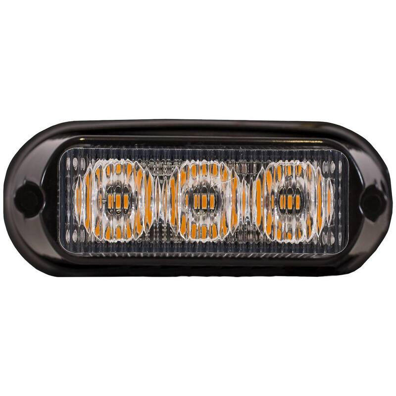 Buyers Products Company 4 in. LED Emergency Safety Truck Warning Flash Strobe Light - 8891120