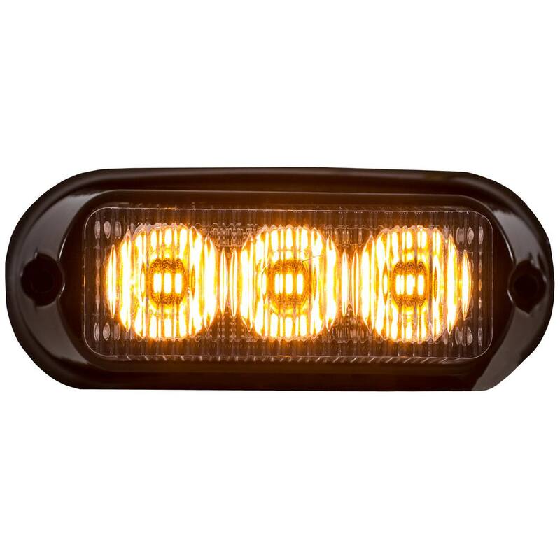 Buyers Products Company 4 in. LED Emergency Safety Truck Warning Flash Strobe Light - 8891120