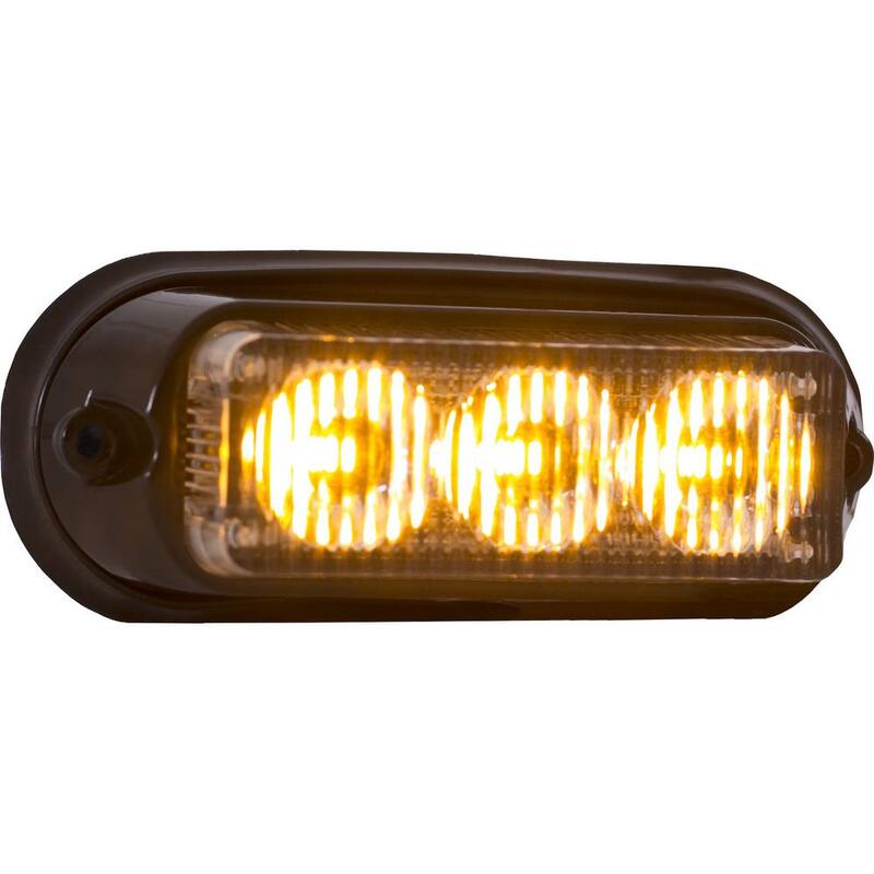 Buyers Products Company 4 in. LED Emergency Safety Truck Warning Flash Strobe Light - 8891120