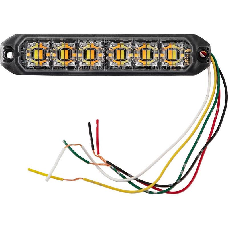 Buyers Products 5 in. LED Flexible Strobe, Amber - 8890700