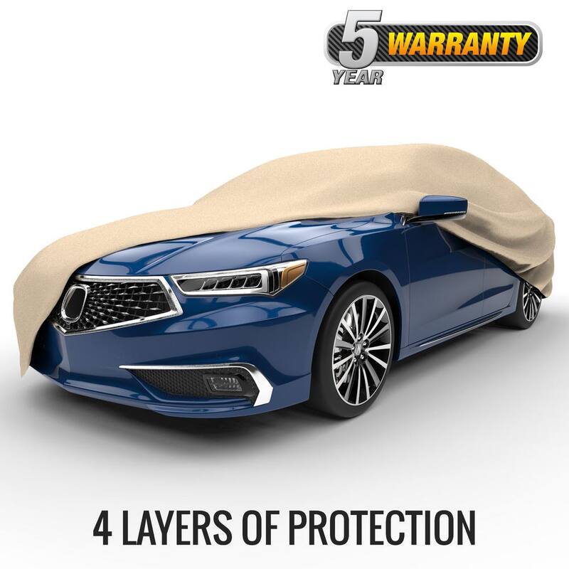 Budge Protector IV 228 in. x 60 in. x 51 in. Size 4 Car Cover - A-4