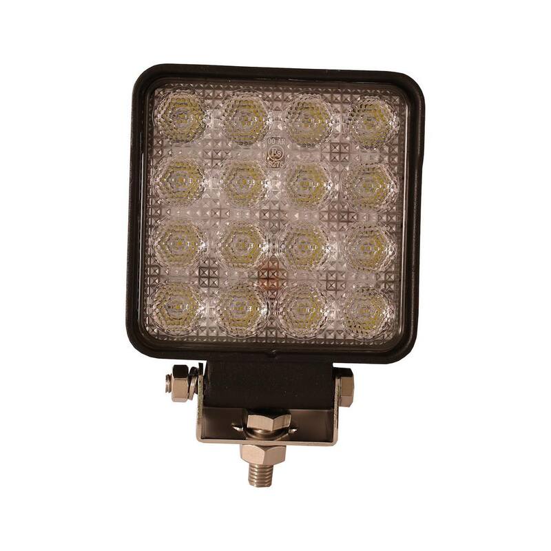 Buyers Products Company 4.5 in. Truck Offroad Vehicle Boat Mounted LED Flood Work Light - 1492128