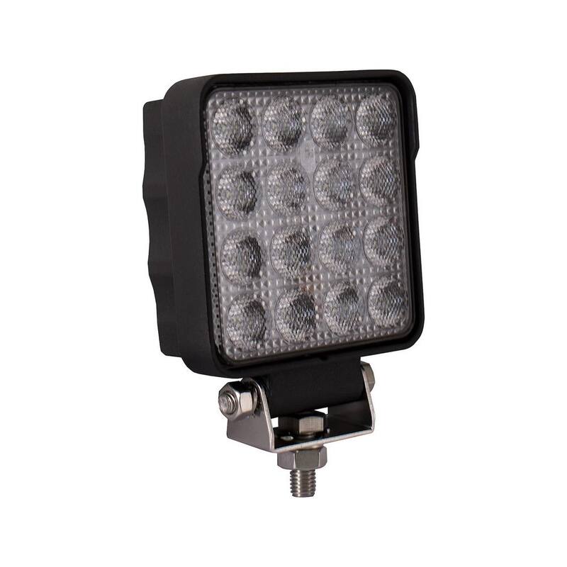 Buyers Products Company 4.5 in. Truck Offroad Vehicle Boat Mounted LED Flood Work Light - 1492128