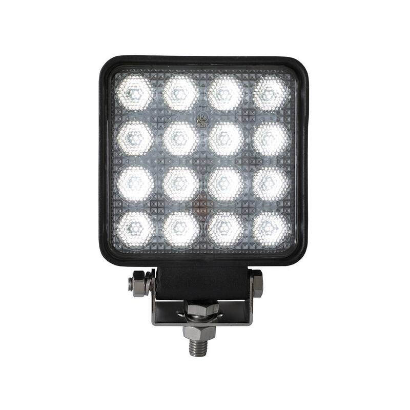 Buyers Products Company 4.5 in. Truck Offroad Vehicle Boat Mounted LED Flood Work Light - 1492128
