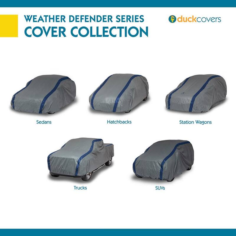Classic Accessories Duck Covers Weather Defender Sedan Semi-Custom Car Cover Fits up to 22 ft. - A3C264
