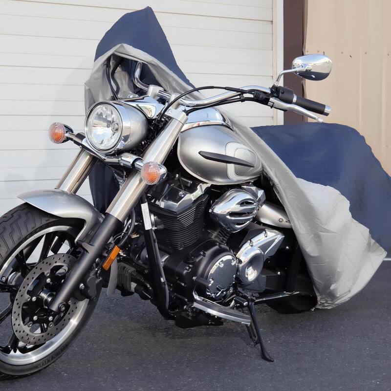Budge Standard 86 in. x 44 in. x 44 in. Size MC-0 Motorcycle Cover - MC-4