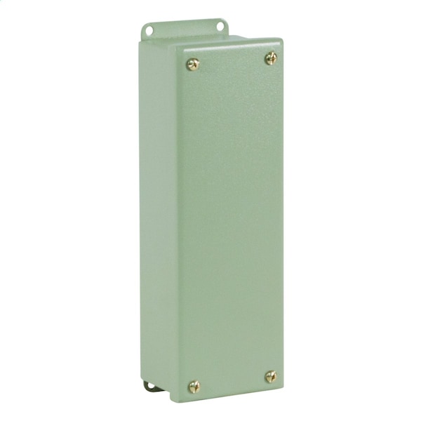Wiegmann Carbon Steel Electrical Enclosures, 10 in H, 10 in D, 9 in W, NEMA 4, Screw On - PB9BC