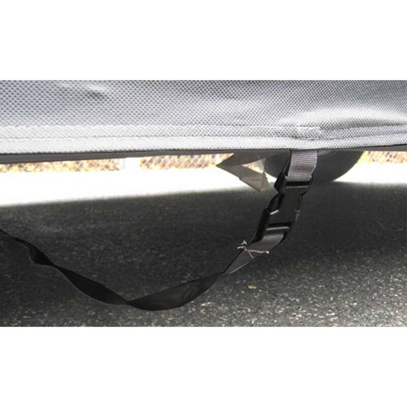FH Group 190 in. x 70 in. x 47 in. Large Non-Woven Water Resistant Exterior Sedan Car Cover - DMC502-L