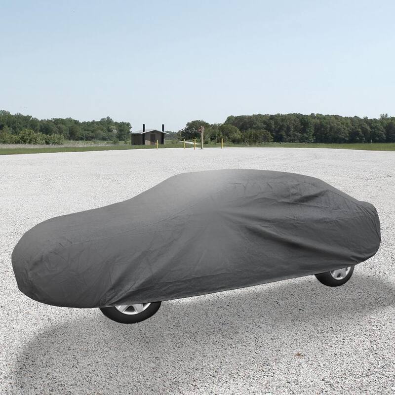 FH Group 190 in. x 70 in. x 47 in. Large Non-Woven Water Resistant Exterior Sedan Car Cover - DMC502-L