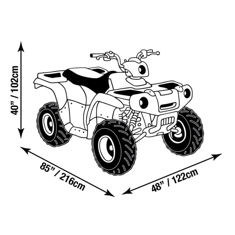 Raider GT 85 in. L x 48 in. W x 40 in. H Extra-Large ATV Cover - 02-6611