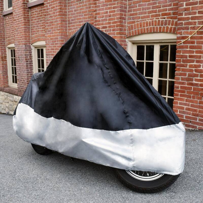 Budge Waterproof 86 in. x 44 in. x 44 in. Size MC-0 Outdoor Motorcycle Cover - MC-9