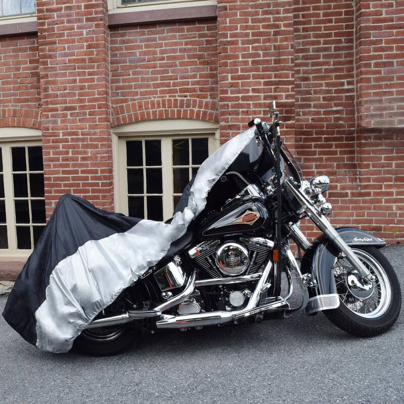 Budge Waterproof 86 in. x 44 in. x 44 in. Size MC-0 Outdoor Motorcycle Cover - MC-9