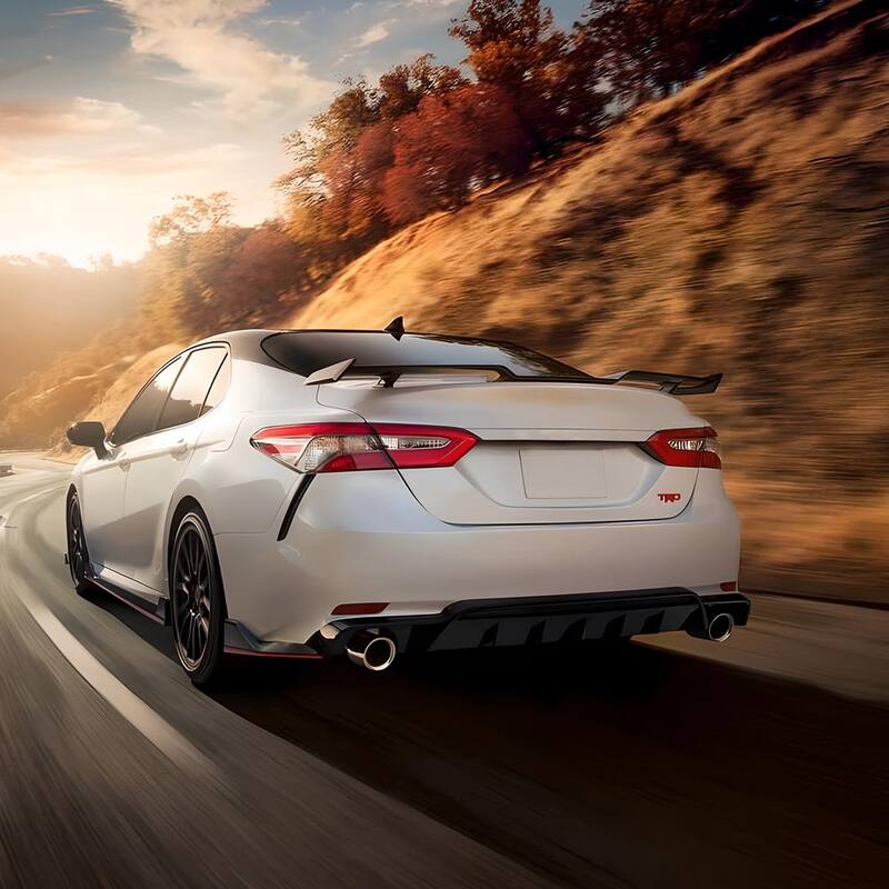 VEVOR GT Wing Car Spoiler 57.9 in. Spoiler Compatible with 2018-2023 Camry High Strength ABS Material Car Rear Spoiler Wing - ZYXWYABS1823TMFKVV0