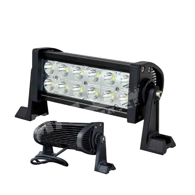 XtremepowerUS 7.5 in. 36-Watt 4x4 Light Bar LED Spot Work off Road Fog Driving - 96104