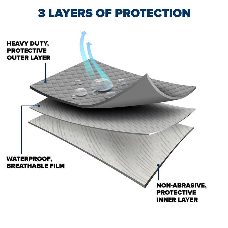 Budge Rain Barrier 210 in. x 68 in. x 60 in. Size U2 SUV Cover - URB-2