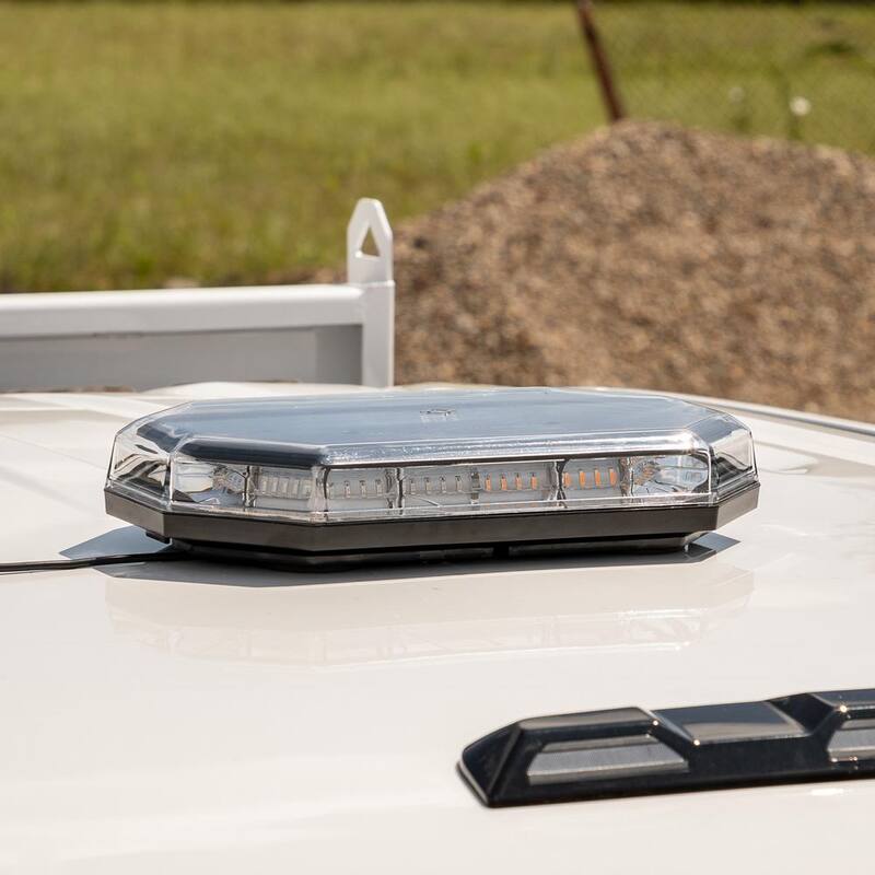 Buyers Products 13 in. Warning Multi-Mount Strobe Work Light Bar Amber/Green - 8891179