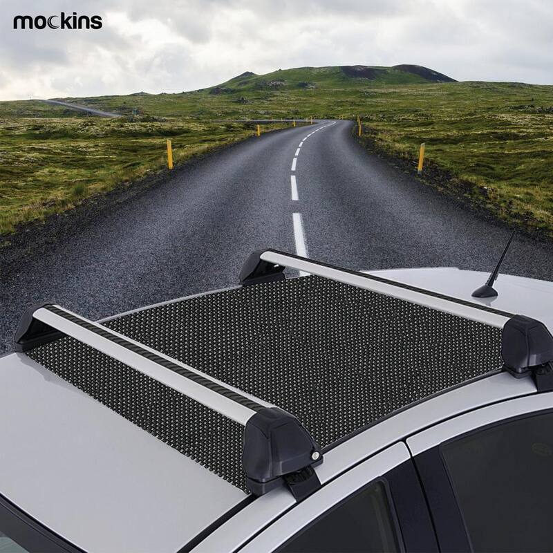 Mockins 39 in. x 36 in. Protective Non-Slip Car Roof Mat with Extra Cushioning - Black - MARMAT26