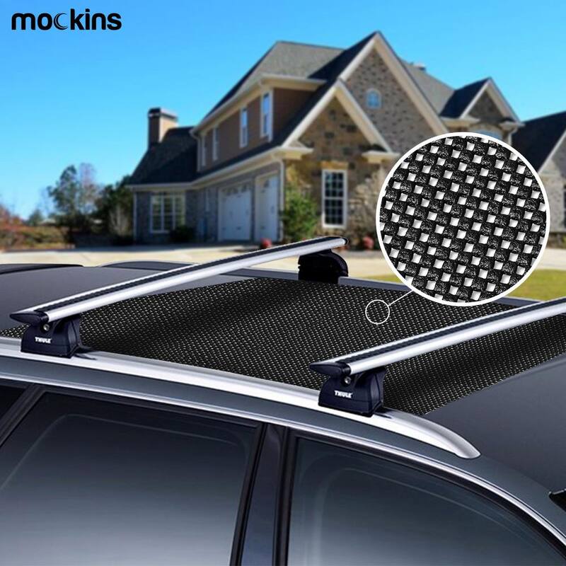 Mockins 39 in. x 36 in. Protective Non-Slip Car Roof Mat with Extra Cushioning - Black - MARMAT26