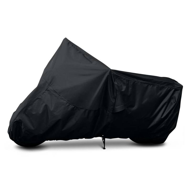 Cover Bonanza Bonanza 65 in. L x 60 in. W (Front) x 43 in. H x 35 in. W (Back) Motorcycle Cover - 65-037-050401-RT