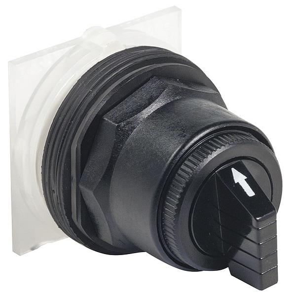 Interruptor Selector de Manija Corta Schneider Electric, Negro, 3 Posiciones, 30mm -9001SKS63B