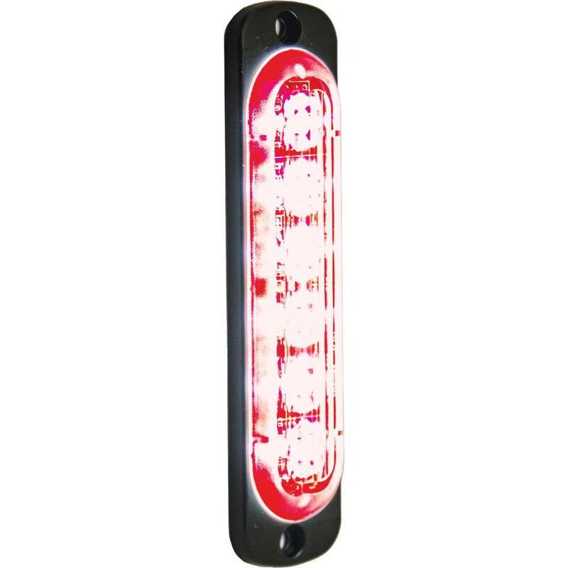 Buyers Products Company 4.5 in. LED Emergency Warning Flash Work Truck Strobe Light - 8891913