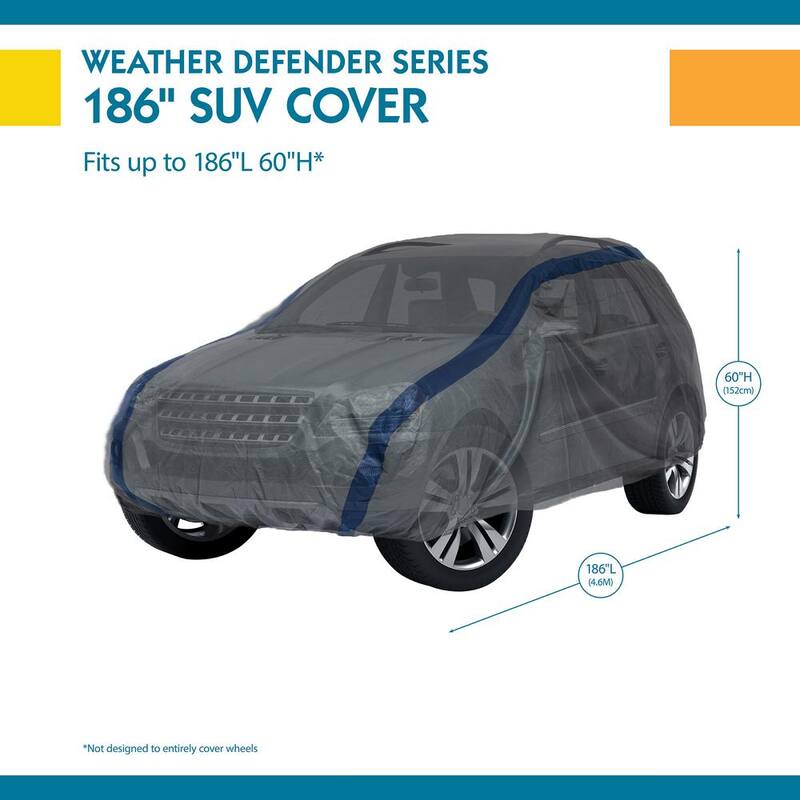 Classic Accessories Duck Covers Weather Defender SUV Semi-Custom Cover Fits up to 15 ft. 5 in. - A3SUV186